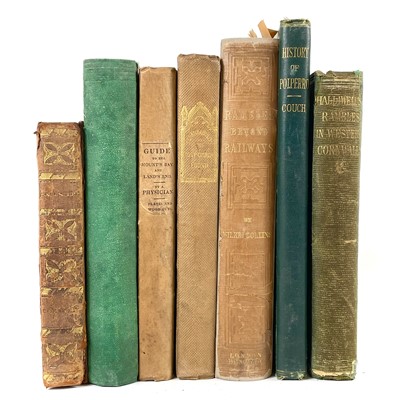 Lot 55A - Seven 19th century books on Cornwall.