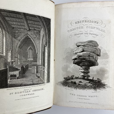 Lot 55 - Seven 19th century books on Cornwall.