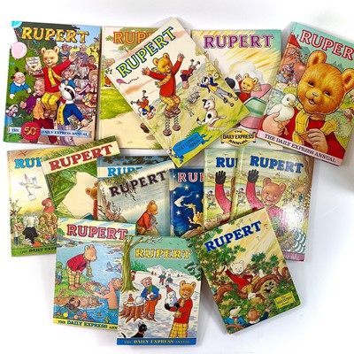 Lot 775 - Rupert The Bear 1969 to 1985 Annuals (x15)