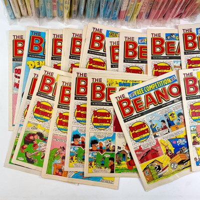 Lot 763 - Beano, Beano/Dandy, Dennis the Menace Annuals, Comics etc.