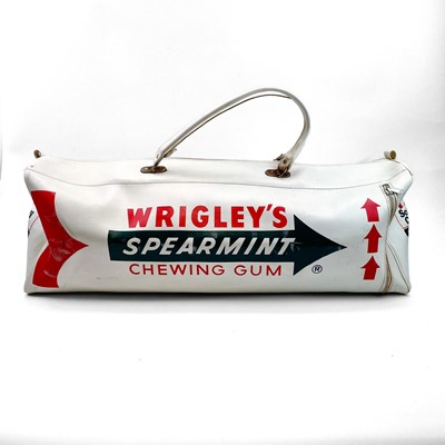 Lot 991 - England Cricket Interest - A Signed Wrigley's Spearmint Sports Holdall Bag by Alan Lamb.