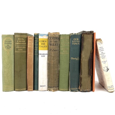 Lot 67 - CHARLES LEE. Eleven books by Lee and a Cornish Glossary Extensively annotated by Lee.