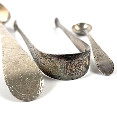 Lot 47 - A George III silver table spoon by Hester Bateman, London 1825.