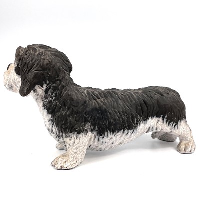 Lot 833 - Lawson C. RUDGE, model of a  wire haired dachshund.