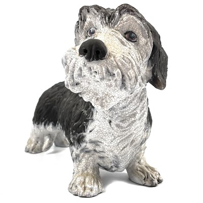 Lot 833 - Lawson C. RUDGE, model of a  wire haired dachshund.