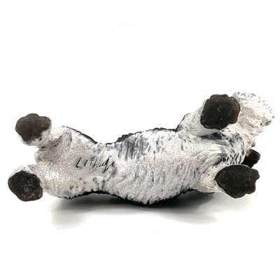 Lot 833 - Lawson C. RUDGE, model of a  wire haired dachshund.