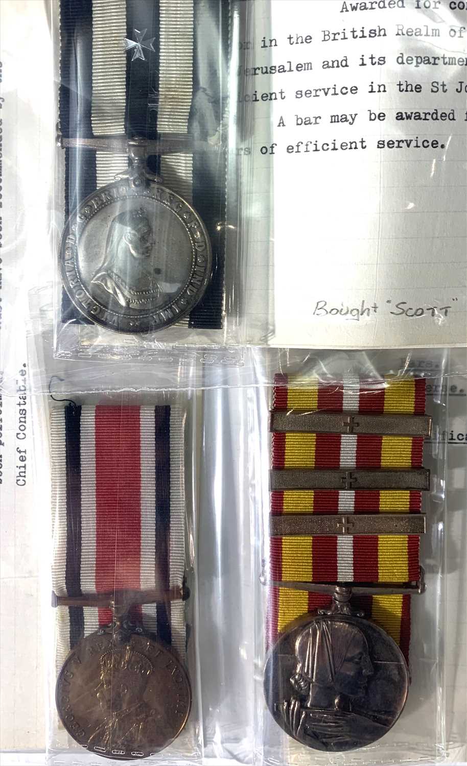 Lot 601 - Medals - (3):