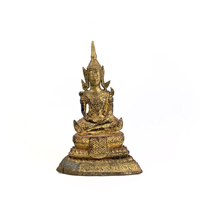 Lot 117 - A Tibetan gilt bronze figure, 18th/19th century.