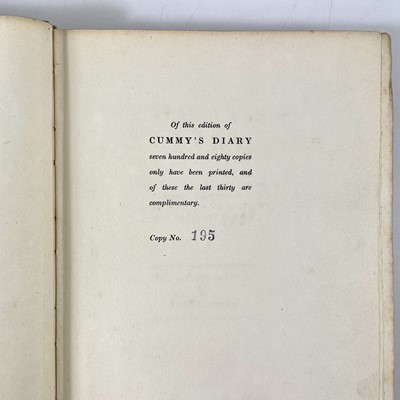 Lot 148 - CUMMY’S DIARY By Alison Cunningham (1926)