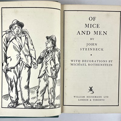 Lot 150 - OF MICE AND MEN By John Steinbeck.