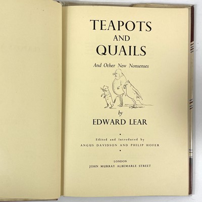 Lot 151 - Two books on Edward Lear.