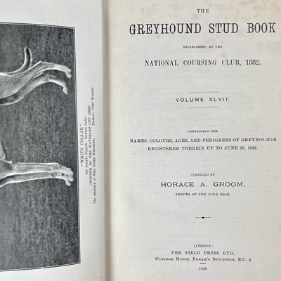 Lot 153 - Twenty-one Greyhound Stud Books.