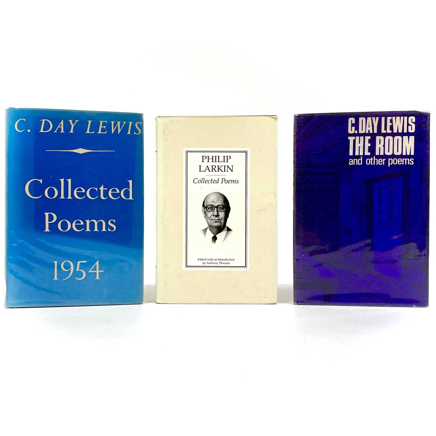 Lot 155 - Poetry Interest. Two works by C. Day Lewis and The collected poems of Phillip Larking.