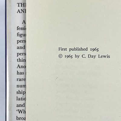Lot 155 - Poetry Interest. Two works by C. Day Lewis and The collected poems of Phillip Larking.