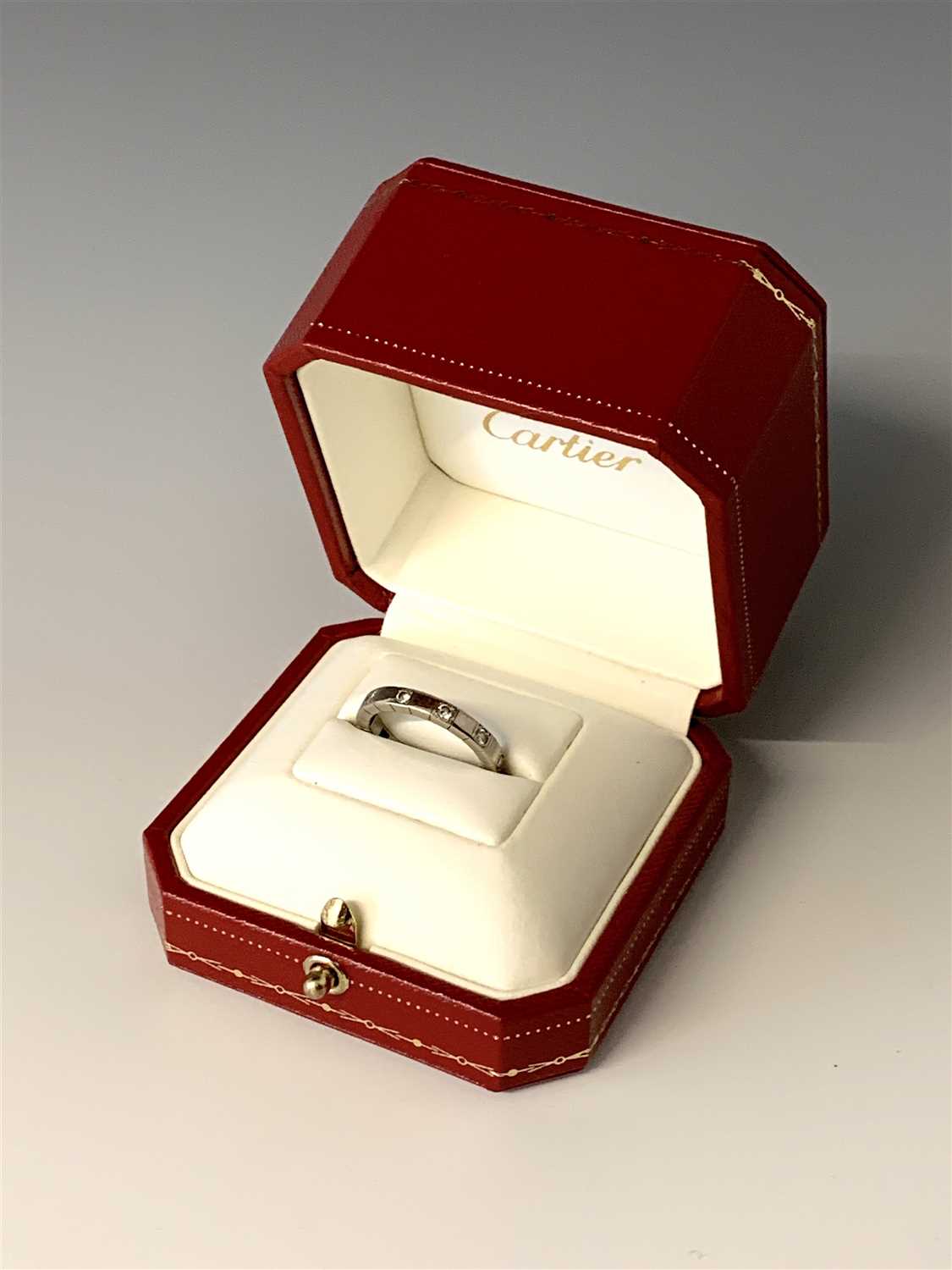 Lot 2487 - A Cartier 18ct white gold and diamonds...