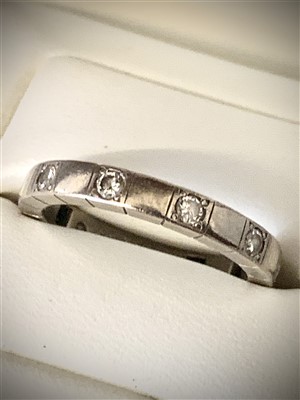 Lot 2487 - A Cartier 18ct white gold and diamonds...