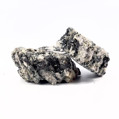 Lot 135 - Three large very good specimens of tin ore from Old Beam Mine, Bugle, St Austell.