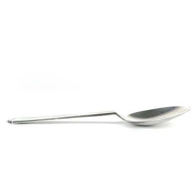 Lot 4 - A Georg Jensen 835 Danish silver table spoon.