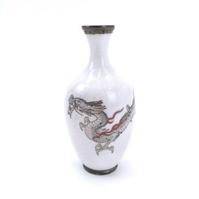 Lot 179 - A Japanese cloisonne vase, circa 1900.