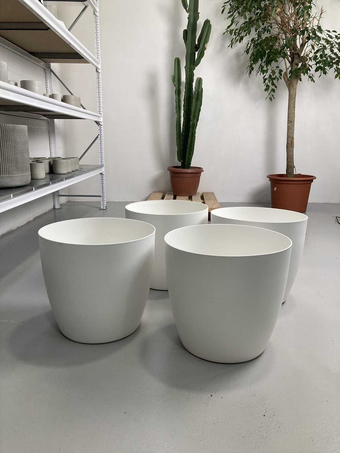 Set of pots Elho Grey Plastic Circular 2 Pieces