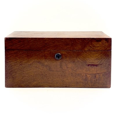Lot 27 - A 19th century pollard oak box.