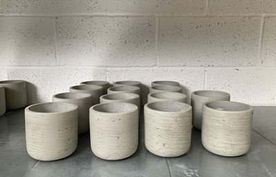 Lot 305 - Fourteen Garden Trading cement Stratton pots....