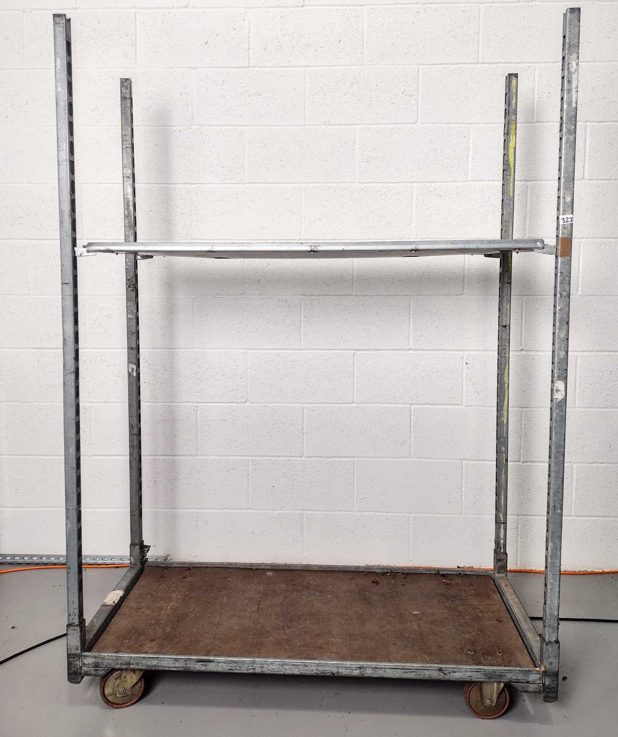 Lot 329 - A Variant System two-tiered mobile rack on