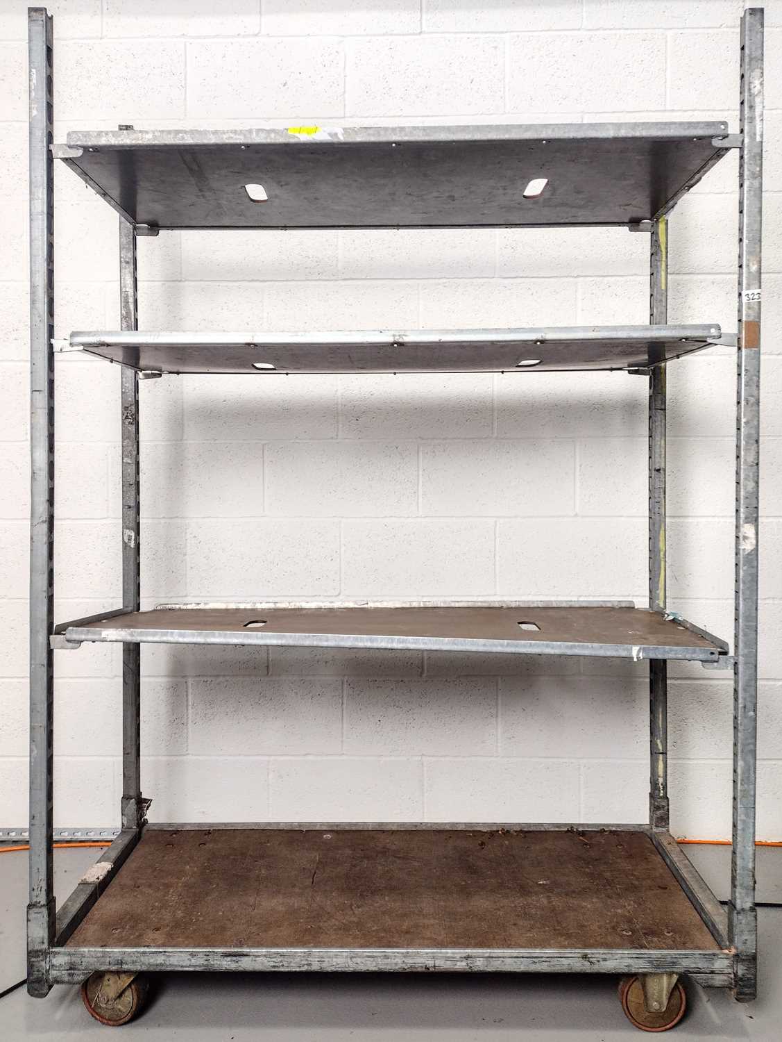 Lot 330 - A Variant System four-tiered mobile rack on
