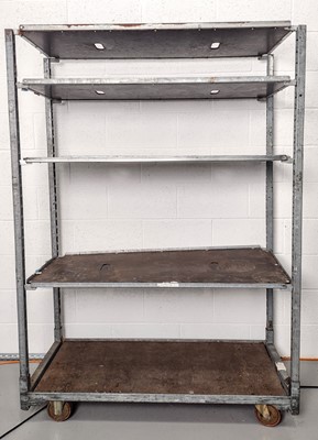 Lot 331 - A Variant System five-tiered mobile rack on...