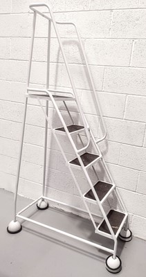 Lot 346 - A set of portable and lockable Steptek steps....