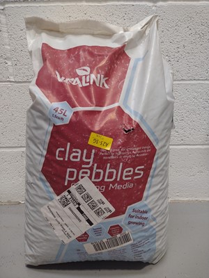 Lot 352 - Three 45 litre bags of Vitalink clay pebbles,...