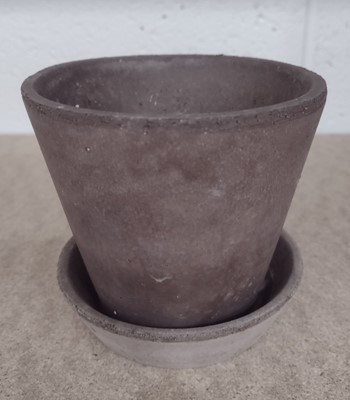 Lot 367 - Thirty Bergs Pottery Julie Pots Grey with...