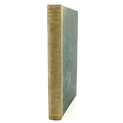 Lot 268 - EZRA POUND, 'Selected Poems', 1928.