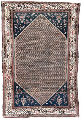 Lot 1257 - A Senneh rug, circa 1900.