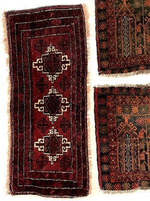 Lot 1253 - Two Afghan rugs.