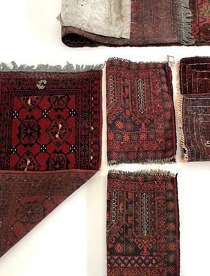 Lot 1253 - Two Afghan rugs.