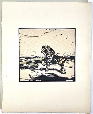 Lot 282 - WILLIAM NICHOLSON. ‘The Shire Horse’