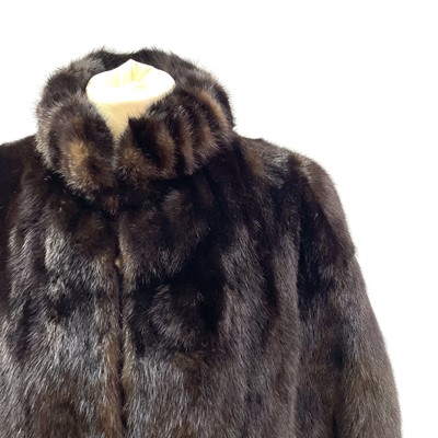 Lot 1606 - A Grosvenor Canada (exclusive to Harrods) mink half-length fur jacket.