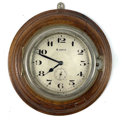 Lot 1721 - A Swiss eight-day car clock.