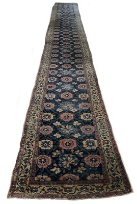 Lot 1287 - A North West Persian runner, circa 1900.