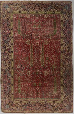 Lot 1262 - A Kerman rug, South East Persia.