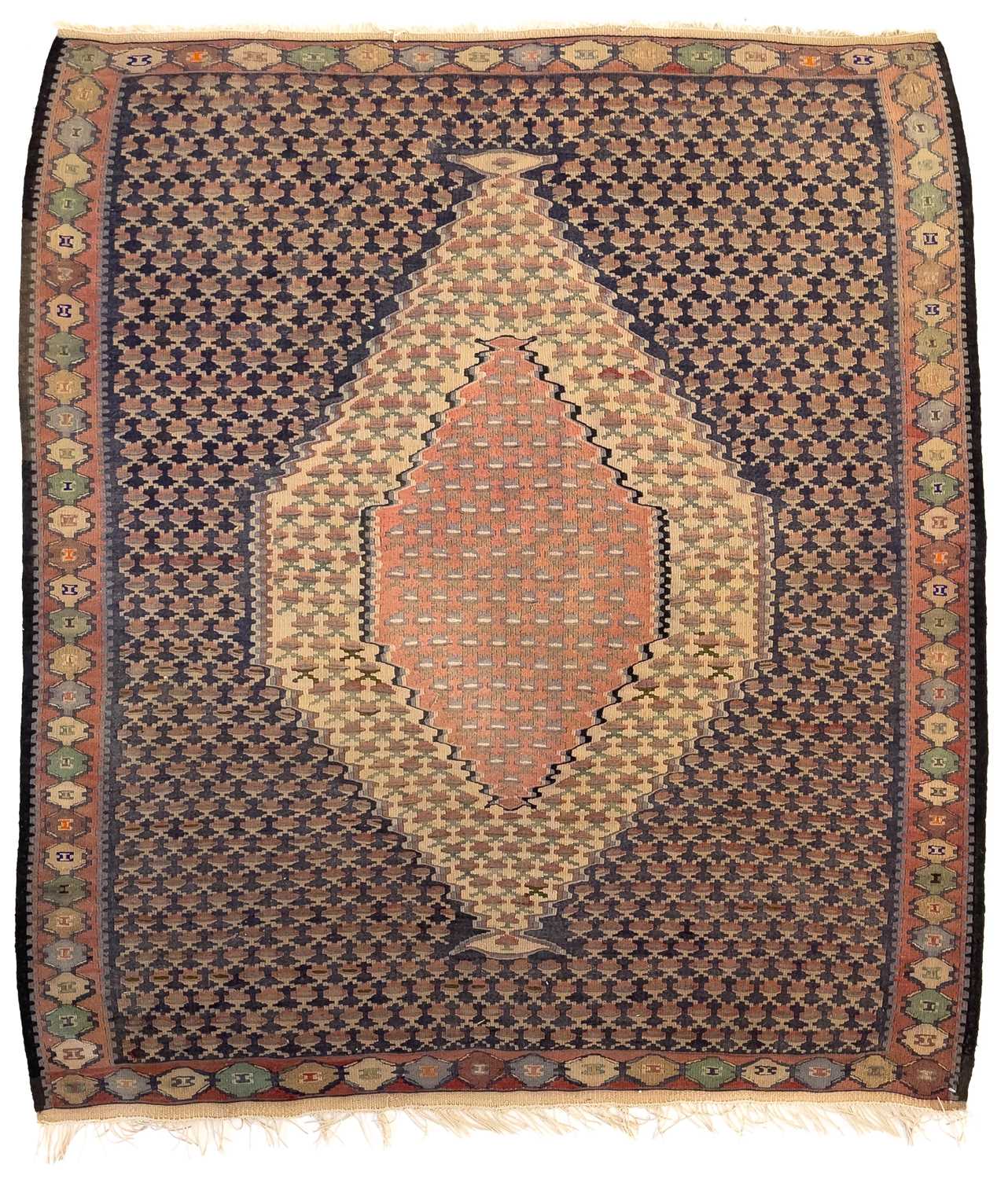 Semdinli Rugs Lot 1263 - A Senneh kelim rug, West Persia, circa