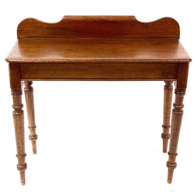 Lot 1844 - A late Victorian mahogany side table.