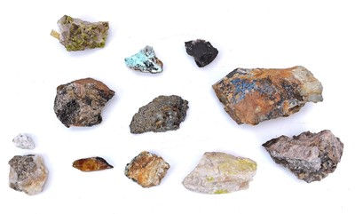 Lot 69 - A collection of Cornish mineral specimens from various mines.