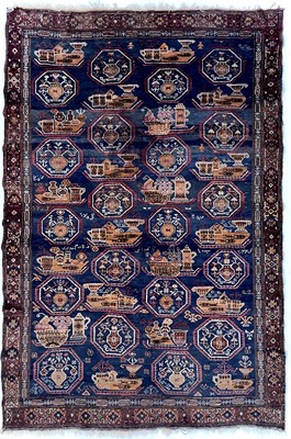 Lot 147 - An Afghan rug, circa 1930.