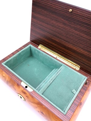 Lot 47 - A Swiss Reuge Romance musical jewellery box.