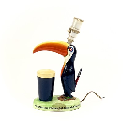 Lot 808 - A Carltonware Guinness toucan table lamp.