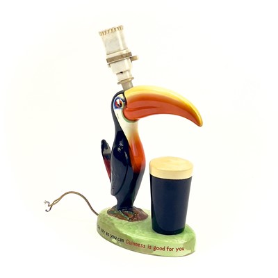 Lot 808 - A Carltonware Guinness toucan table lamp.