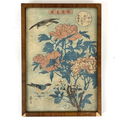 Lot 140 - A Chinese silk painting of lilies.