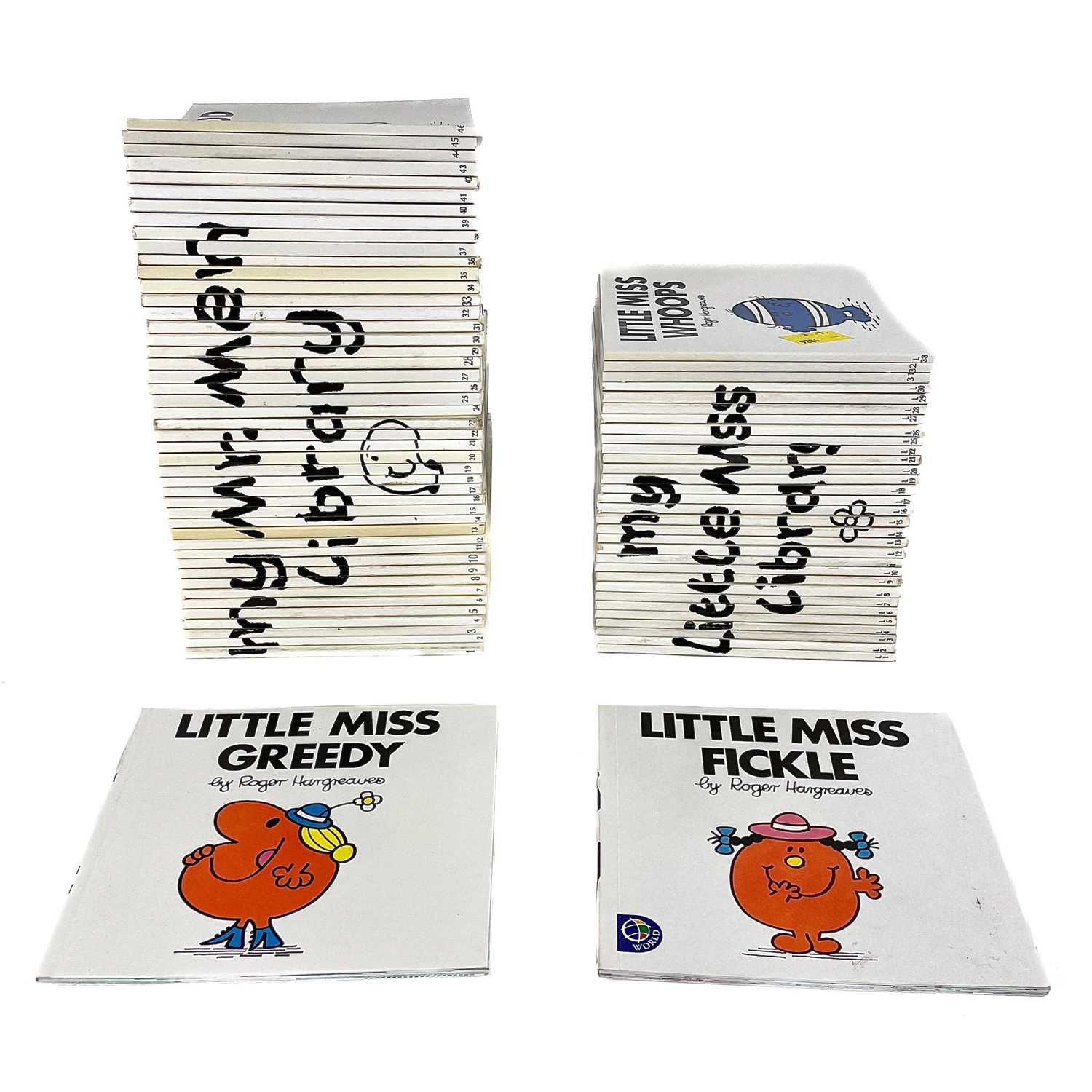 Lot 311 - ROGER HARGREAVES. Seventy-seven 'Mr Men' books.
